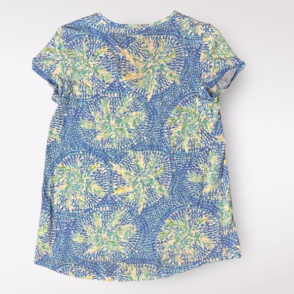 Lilly Pulitzer Etta V-Neck Tropic like it’s hot print top Size XS - Picture 6 of 10